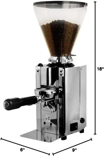 Miniatura 2 de Obel 902M Junior On-Demand - Molinillo de café electrónico comercial, rebabas planas de 1.969 in, más de 30 ajustes de molienda, caja de acero