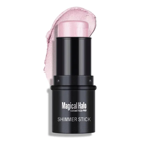 Ownest Resaltador en barra, iluminador en crema brillante para cara y cuerpo, iluminador facial sutil brillante, construible, mezclable, bálsamo