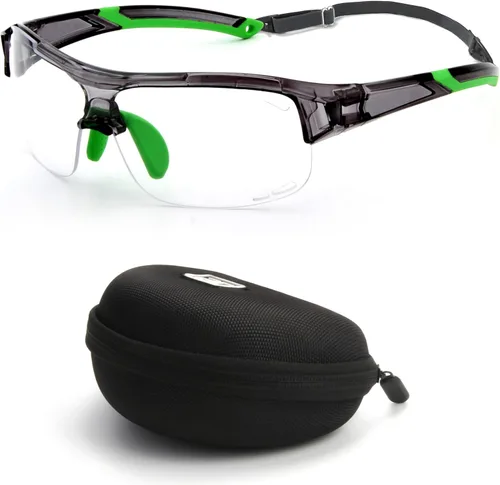 Miniatura 13 de BLUE CUT Sports Safety Goggles Interchangeable Sun Lens Anti Fog UV Protection Indoor Outdoor Pickleball Cycling Basketball Blanco/Rosa