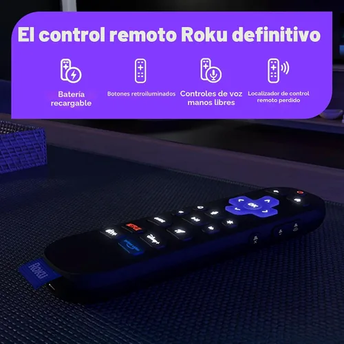 Miniatura 5 de Roku Smart TV 2025 – Serie Pro de 55 pulgadas, TV Mini-LED – RokuTV con Control Remoto por Voz Retroiluminado Pro – Televisión 4K QLED de Pantalla