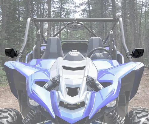 Miniatura 6 de SAUTVS Espejos laterales retrovisores ajustables para Yamaha YXZ 1000, espejos laterales traseros transparentes plegables para Yamaha YXZ 1000R