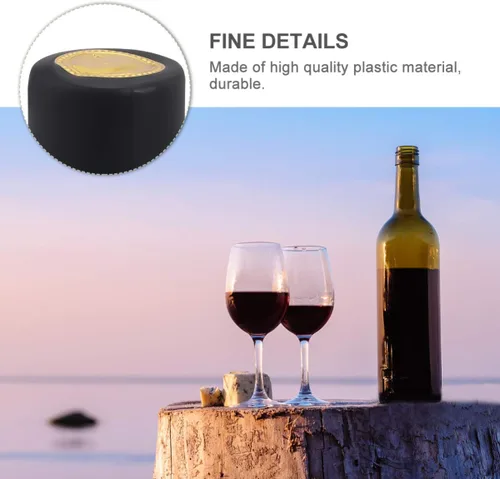 Miniatura 7 de DOITOOL 100 cápsulas termorretráctiles de PVC, sellador de vino, tapas retráctiles, tapones de corchos, cápsulas para bodegas profesionales
