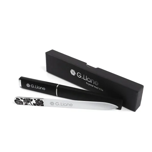 Miniatura 2 de Lima de uñas de cristal premium con estuche, limas de uñas de cristal profesional, juego de manicura perfecto para mujeres, hombres y niños, juego