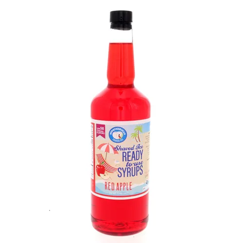 Miniatura 36 de Hypothermias Wild Cherry - Jarabe de sabores de cono de nieve hawaiano listo para usar (128 onzas líquidas), hielo afeitado, 100% azúcar de caña pura
