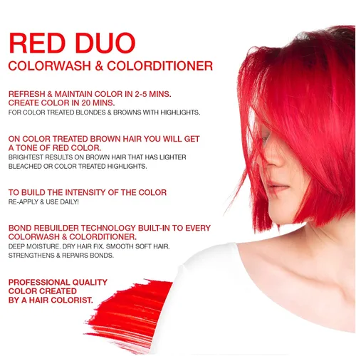 Miniatura 2 de Celeb Luxury Intense Color Depositing Colorwash Shampoo + BondFix Rebuilder, tinte vegano para el cabello, a base de plantas de origen sostenible