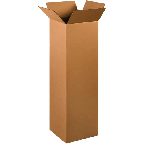 Miniatura 52 de BOX USA Cajas de envío medianas de 10 pulgadas de largo x 10 pulgadas de ancho x 18 pulgadas de alto, paquete de 25 cajas de cartón para envío