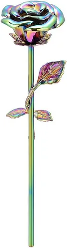 Miniatura 15 de XSMZB Urnas de cremación de rosas para cenizas, tallo largo, colorido recuerdo de cremación de rosas para cenizas, soporte conmemorativo para urna