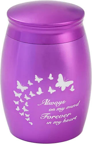 Miniatura 15 de Urna de cremación mediana verde para cenizas humanas adulto macho hembra Angel Ceramic Urn for Ashes Men Women Dad Mom,Memorial Urn with Velvet