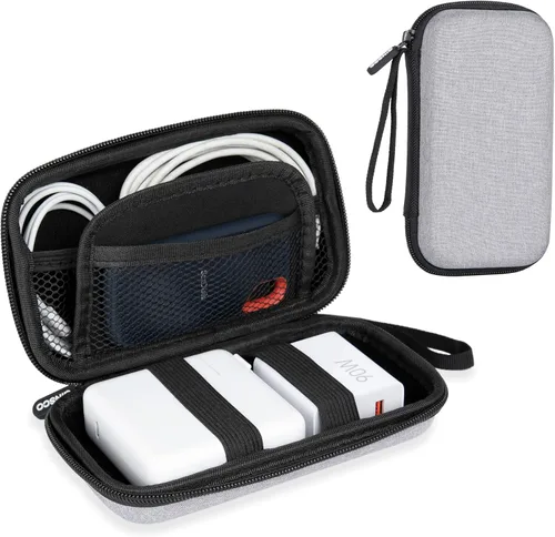 Miniatura 10 de Ginsco Estuche de protección de carcasa dura, bolsa organizadora de accesorios electrónicos para MacBook Air/pro, adaptadores, cargadores, cables