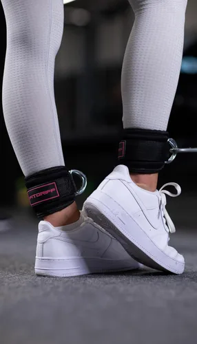Miniatura 2 de Fitgriff® Correas de Tobillo V3 para Máquina de Cable (2 Piezas) - Equipo de Entrenamiento para Gimnasio - Accesorio de Polea para Piernas, Correas