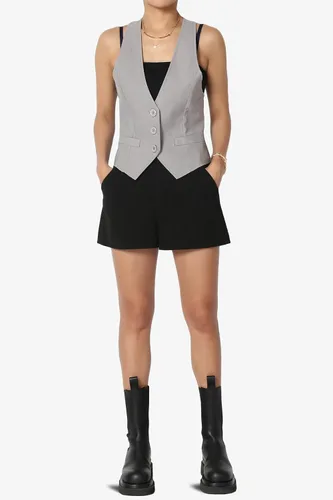 Miniatura 6 de TheMogan chaleco ajustable en la espalda para mujer.