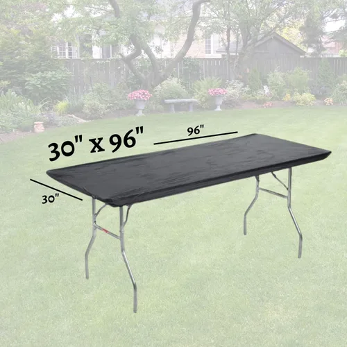 Miniatura 4 de Fundas plásticas rectangulares Kwik-Covers de 8 pies (2,4 m), 30 x 96 pulgadas, paquete de 5, Negro