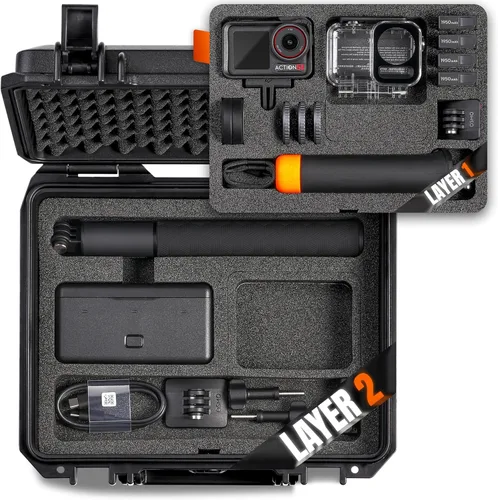 Funda rígida portátil impermeable para DJI Osmo Action 5 Pro/4/3 accesorios de cámara de acción, compatible con combo estándar, aventura/buceo, Para