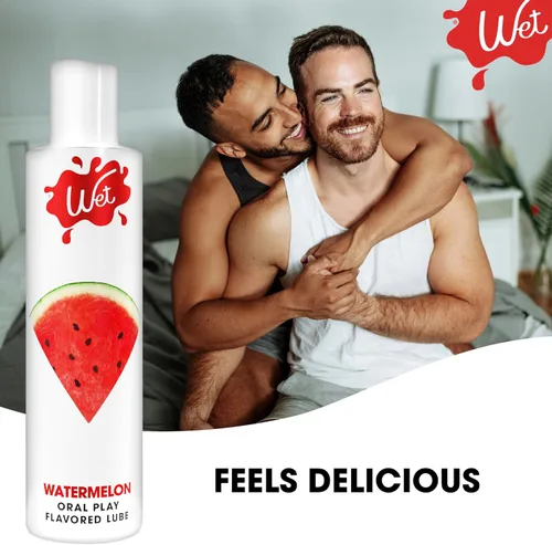 Miniatura 5 de Wet Juicy Watermelon - Lubricante comestible saborizado premium de sandía jugosa, para hombres, mujeres y parejas De larga duración, seguro