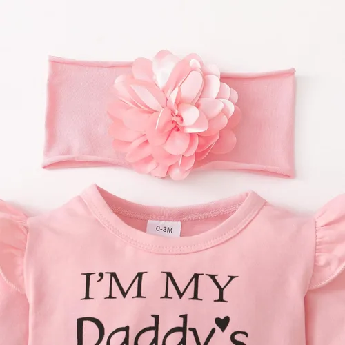 Miniatura 113 de SUNNY PIGGY Ropa para bebé recién nacida, con volantes, mameluco de algodón floral, conjunto de pantalones de algodón para niñas