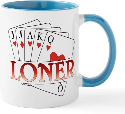 Miniatura 32 de CafePress Euchre Champ Mugs Taza de café de cerámica de 11 oz (11.0 fl oz)