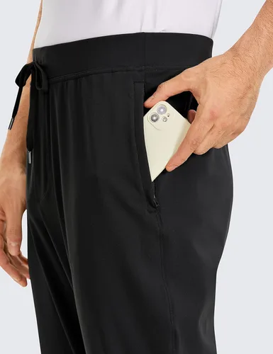 Miniatura 4 de CRZ YOGA Pantalones deportivos de golf elásticos en 4 direcciones con bolsillos de 30 pulgadas para hombre, pantalones de trabajo, gimnasio