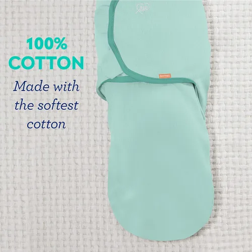 Miniatura 9 de SwaddleMe - Manta original para bebé, talla S/M, de 0 a 3 meses, paquete de 5 (diseño de amapolas bonitas)