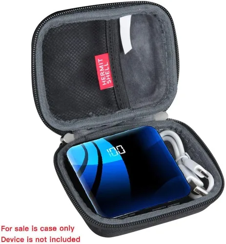 Miniatura 2 de Hermitshell Estuche de viaje rígido para cargador portátil T-CORE 10000mAh Power Bank Batería externa más pequeña (solo caso)