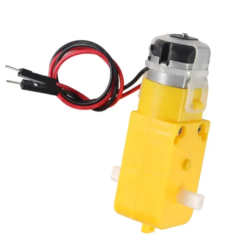 Miniatura 3 de Motor TT de engranaje eléctrico de CC de 6 piezas, motor de engranaje precableado DC 3V-6V, chasis de automóvil inteligente de doble eje