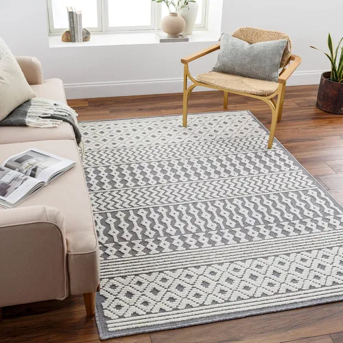 Miniatura 12 de Surya Cottage Lyna Alfombra lavable, 2' x 2'10" (2' x 3'), carbón