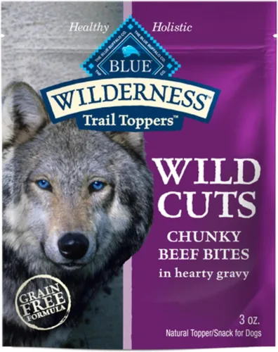 Miniatura 18 de Blue Buffalo Wilderness Trail Toppers Wild Cuts - Alimento húmedo natural para perros con alto contenido de proteínas, bocados de pollo en salsa
