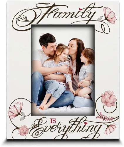 Miniatura 9 de BELLA BUSTA - Marco de fotos Family Is Everything: regalo para mamá, papá, abuela, abuelo, abuelos, impresión UV (5 x 7 pulgadas, horizontal)