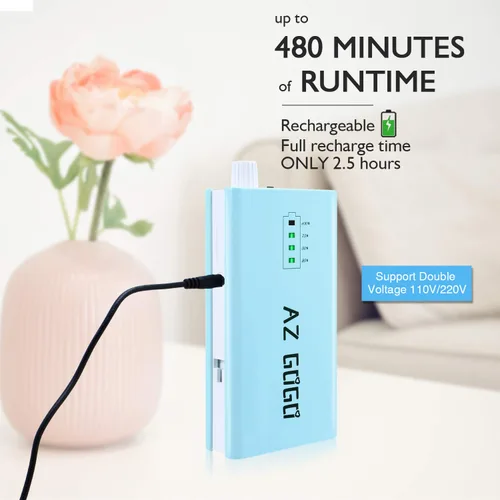 Miniatura 3 de AZ GOGO - Taladro de uñas portátil de 30000 RPM, taladro eléctrico profesional recargable para uñas de gel acrílico, manicura/pedicura, pulido