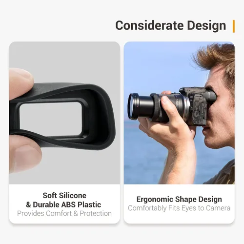 Miniatura 4 de Kiorafoto - Visor ocular de silicona suave extendido, especialmente diseñado para la cámara sin espejo Canon EOS R10