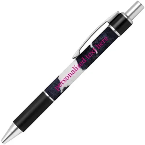 Miniatura 5 de Bolígrafo personalizado – Nombre o mensaje personalizado – Colores o impresiones – Regalo de papelería, suministros para la escuela de negocios