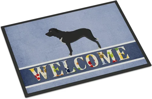 Miniatura 93 de Caroline's Treasures BB8321JMAT - Felpudo de bienvenida Berger Picard de 24 x 36 pulgadas, tapete azul para puerta delantera, para interiores