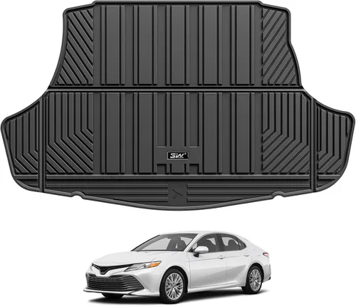 Miniatura 15 de Alfombrillas de Piso 3W Compatibles con Toyota Tundra 2014-2021 (Solo para Cabina CrewMax), Revestimiento de Piso de TPE para Todo Clima con Ajuste