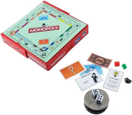 Miniatura 4 de Monopoly más pequeño del mundo, para 2 jugadores