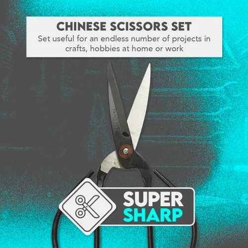 Miniatura 4 de SE Tijeras chinas con bordes súper afilados adecuadas para bordado, costura, manualidades, obras de arte y uso diario (6 pulgadas)