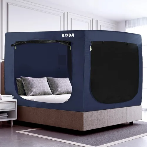 RIYDH Tienda de Cama Twin XL Tienda de Dosel para Cama - Tienda de Ensueño Portátil para Niños y Adultos Tiendas de Dormir Interior 93%