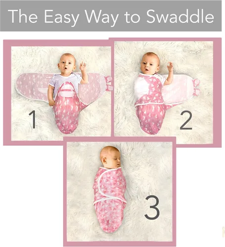 Miniatura 2 de Manta para envolver 100% algodón orgánico para bebé, saco de dormir, ajustable, para bebés recién nacidos pequeños de 0 a 3 meses