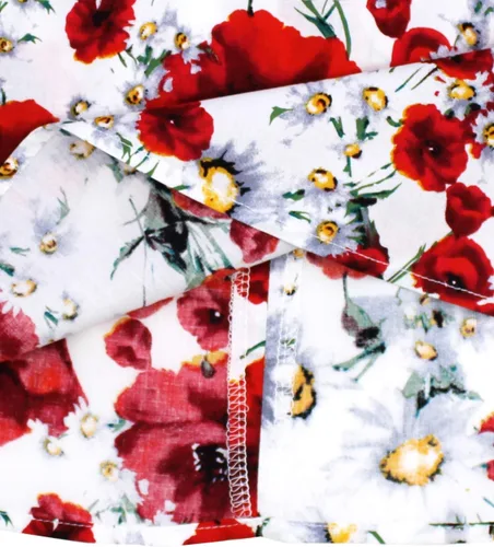 Miniatura 45 de Vestido de verano para niña, de algodón, con diseño floral