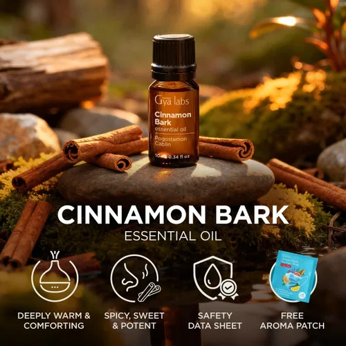 Miniatura 6 de Gya Labs Aceite esencial de corteza de canela, 0.34 onzas líquidas, para cabello, piel, difusor, aromaterapia y aroma para hacer velas