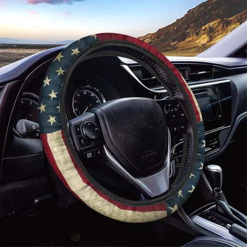 Miniatura 14 de AFPANQZ - Fundas para volante con diseño de nebulosa y galaxia, 14-15 pulgadas, ajuste universal, para la mayoría de los coches, sedanes, SUV