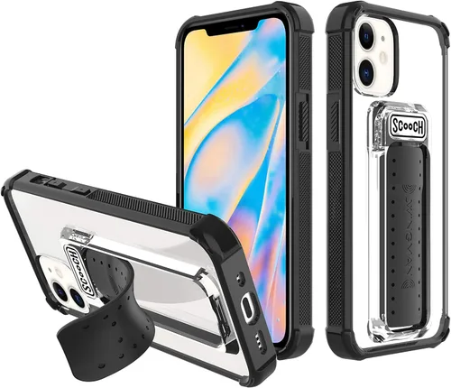 Miniatura 22 de Scooch® para iPhone 15 Pro Max Funda con Soporte, Funda Kickstand Wingman 5-en-1, Protección contra Caídas de Grado Militar, Kickstand Desplegable