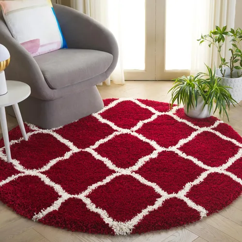 Miniatura 17 de SAFAVIEH Hudson Shag Collection - Alfombra extragrande de 11 x 15 pies, diseño de enrejado, no desprende pelusa y de fácil cuidado, 2 pulgadas