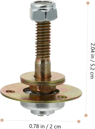 Miniatura 3 de DOITOOL 4 piezas de mecedora parte M8x45mm pieza de conexión para mecedora robusta práctica