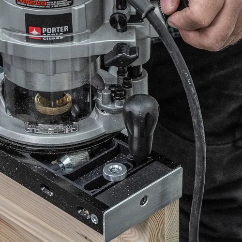Miniatura 10 de Trend AnyDoor - Kit de plantilla de bisagra de tope, ajustable de 2'6" a 9', enruta rápida y precisamente bisagras cuadradas o de radio en puertas