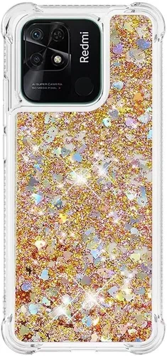 Miniatura 10 de Glitter Sparkle Moving Quicksand Flowing Cover para Xiaomi Redmi Note 10S Bling Liquid Clear Star Heart Silicona Bumper Funda transparente de goma a