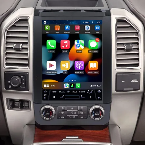 Miniatura 10 de Radio de coche 4+64G para Ford F150 2009 2010 2011 2012 Radio estéreo inalámbrico Carplay Android Auto 12.1 pulgadas QLED pantalla FM/AM cámara