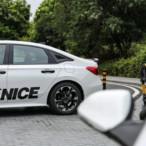 Miniatura 3 de Thenice Persianas triangulares para ventana lateral trasera Civic de 11ª generación, estilo carreras, para Honda Civic Sedan 2022, 2023, 2024, 2025