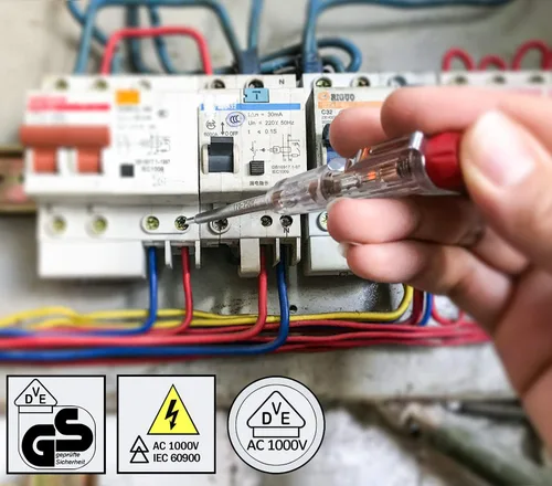 Miniatura 8 de Juego de destornilladores aislados R'deer Nivel Industrial 1000 V Cr-V magnético ranurado Phillips Pozidriv Torx Kit de herramientas