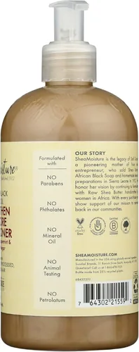 Miniatura 4 de SheaMoisture Acondicionador jamaicano negro para fortalecer y restaurar el aceite de ricino, 13 oz (paquete de 1)