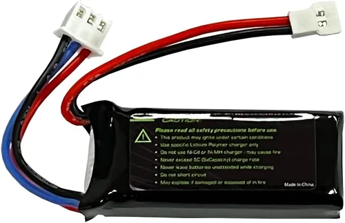 Miniatura 2 de Pulse 600mah 2S 7.4V 35C LiPo Batería Molex 51005 compatible con Furitek Fury FX118, HobbyPlus CR18P EVO, FMS FCX24 K5, FMS FCX24 Smasher V