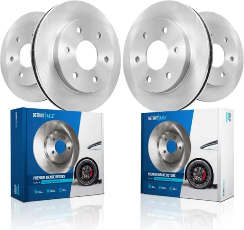 Miniatura 14 de Detroit Axle - Rotores de freno delanteros para Honda Accord Civic Element Fit Insight CSX ILX Rotores de freno de disco Reemplazo de rotores